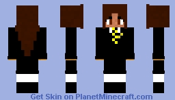 HufflePuff Girl Minecraft Skin