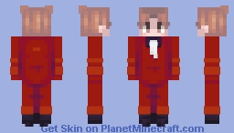 Red Suit Minecraft Skin