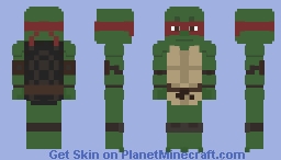 Raphel | TMNT Minecraft Skin