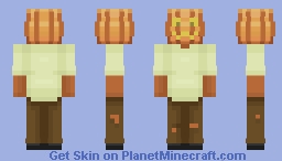 Pumpkin guy Minecraft Skin