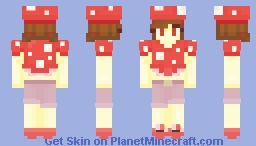 Shroomie Girl Minecraft Skin