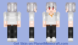 Kaworu Nagisa Minecraft Skin