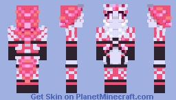 Pink and Fluffy Minecraft Skin