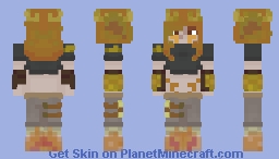Flare - Phoenix fire god - From Overlords SMP Minecraft Skin