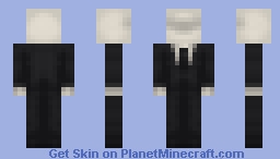 The Slender Man Minecraft Skin