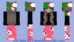 Proud Algerian girl Minecraft Skin