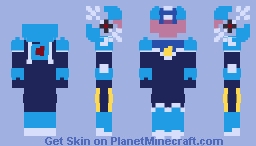 Mega Man - Geo Stelar - Template Minecraft Skin