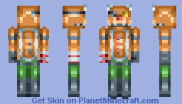 Gingerbread Foxy Minecraft Skin