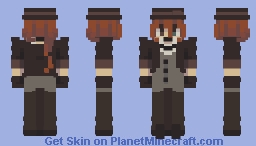 for the tainted sorrow - chuuya nakahara Minecraft Skin
