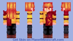 Vaze the Blazeborn 2.0 Minecraft Skin
