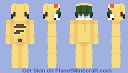 Green Boy in Pikachu Onsie Minecraft Skin