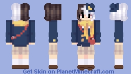 BSD - Kyusaku Yumeno/Q (front hat) Minecraft Skin