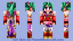 Terra Branford | Final Fantasy VI | Brave Exvius Sprite Palette | 1.8+ Minecraft Skin