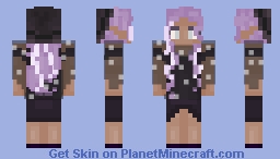Celestia Omnia - Testing Subject - Time-Crossed Witch Minecraft Skin