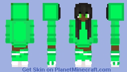 Cute Black Girl Grenya Minecraft Skin