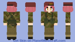 British Paratrooper Rosehip [Girls und Panzer/Garupan] Minecraft Skin
