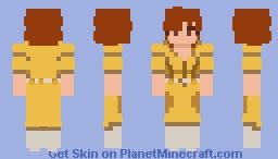80s April O'Neil TMNT Minecraft Skin