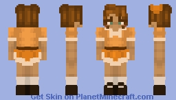 fruitful skins jam entry - orange girl Minecraft Skin