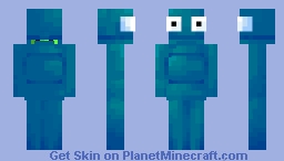 R.E.P.O. Semibot (Teal) Minecraft Skin