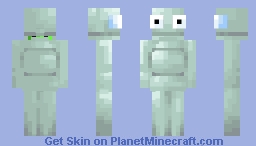 R.E.P.O. Semibot (Silver) Minecraft Skin