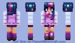 Twilight Sparkle Human Version Minecraft Skin