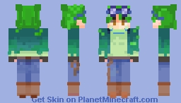 challenger trail 14A green team  Ka1b23i Minecraft Skin