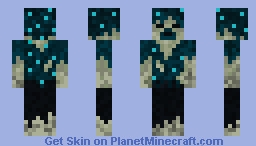 Sculk Infection Steve Minecraft Skin