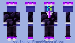 Obsidian Adwertise Minecraft Skin