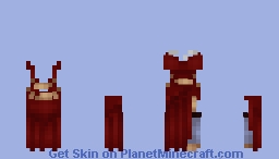Draped in Crimson Minecraft Skin