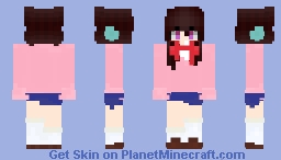~ Momo Ayase , DANDADAN Minecraft Skin
