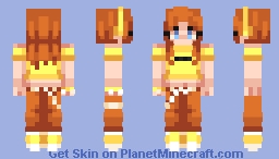 Golden Trend Minecraft Skin
