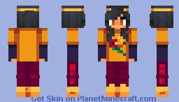 Aphmau wearing Incendius's Outfit Minecraft Skin