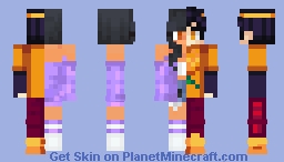 Aphmau + Incendius = Aphendius Minecraft Skin
