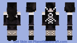 goth girl Minecraft Skin