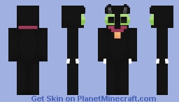 black cat edit! (I have a cat named Spooks) Minecraft Skin
