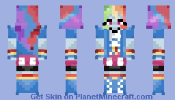 Rainbow Dash (mlp) Minecraft Skin