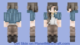 Traveller . FEMALE VERS Minecraft Skin