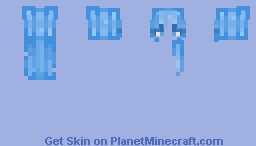 Blue Hairbase Minecraft Skin