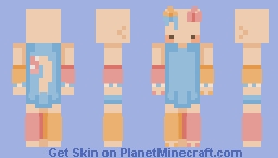 ♡ pastel paper scraps ♡ Minecraft Skin