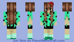Mint 'n chip ice-cream Minecraft Skin