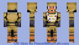 Withered Chica Minecraft Skin
