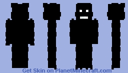 FNaF 2 - RWQFSFASXC (Shadow Bonnie) Minecraft Skin