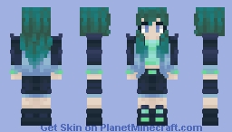 ~ Neon Hitchhiker ~ OC Minecraft Skin