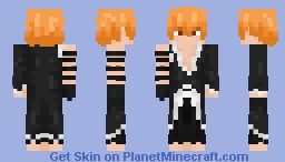 Kurosaki Ichigo - Dangai Fit |  Bleach Minecraft Skin