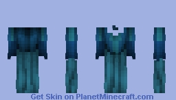 Dazzling Blue Dress | Free To Use | 𝔇𝔦𝔫𝔬 Minecraft Skin