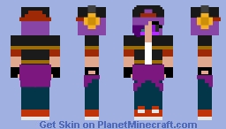 Glitch MoonStar Minecraft Skin
