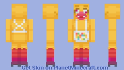 Party Chica from Secret of the Mimic Minecraft Skin