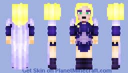 Claire Voyant (Black Widow) | Marvel Comics Minecraft Skin