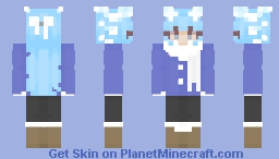 Ice Crystal Dragon Minecraft Skin