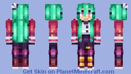 Night 141 of PMCers Skins in My Style! Dokodemo Minecraft Skin